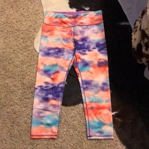 Tie-dye work our pants